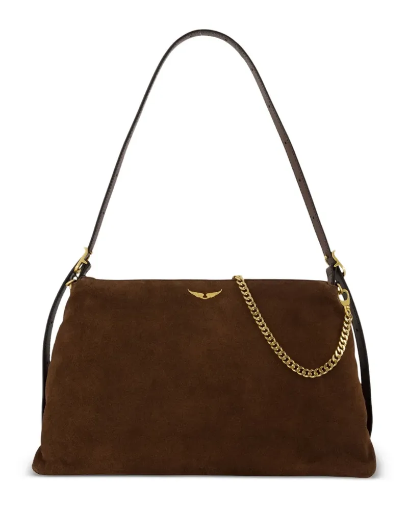 Zadig & Voltaire Jim bag suede - Braun Braun