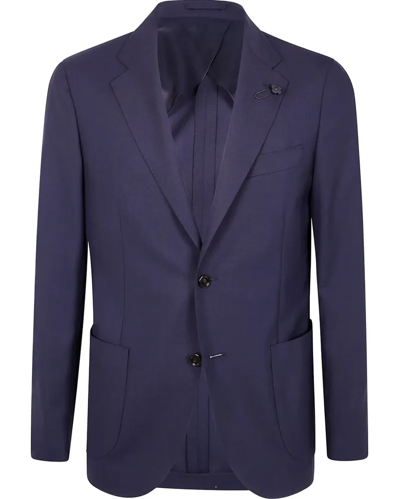LARDINI Einreihiges Sakko - Blau Blau