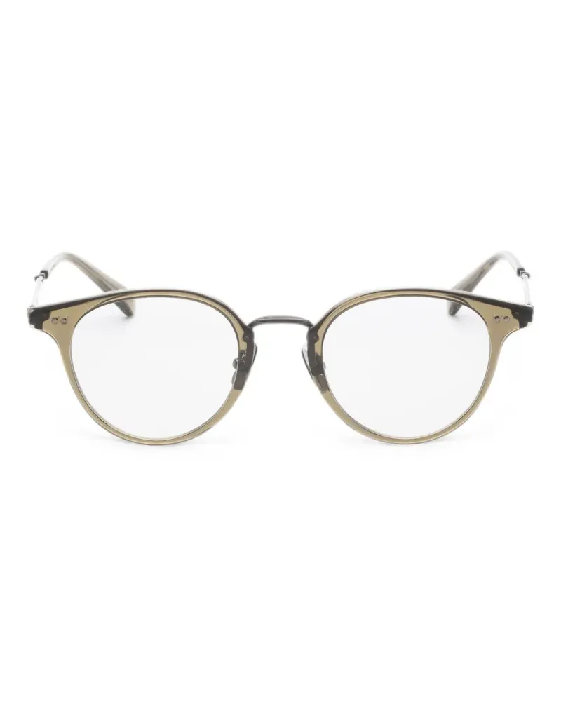 Garrett Leight Runde Marmont Sonnenbrille - Nude Nude