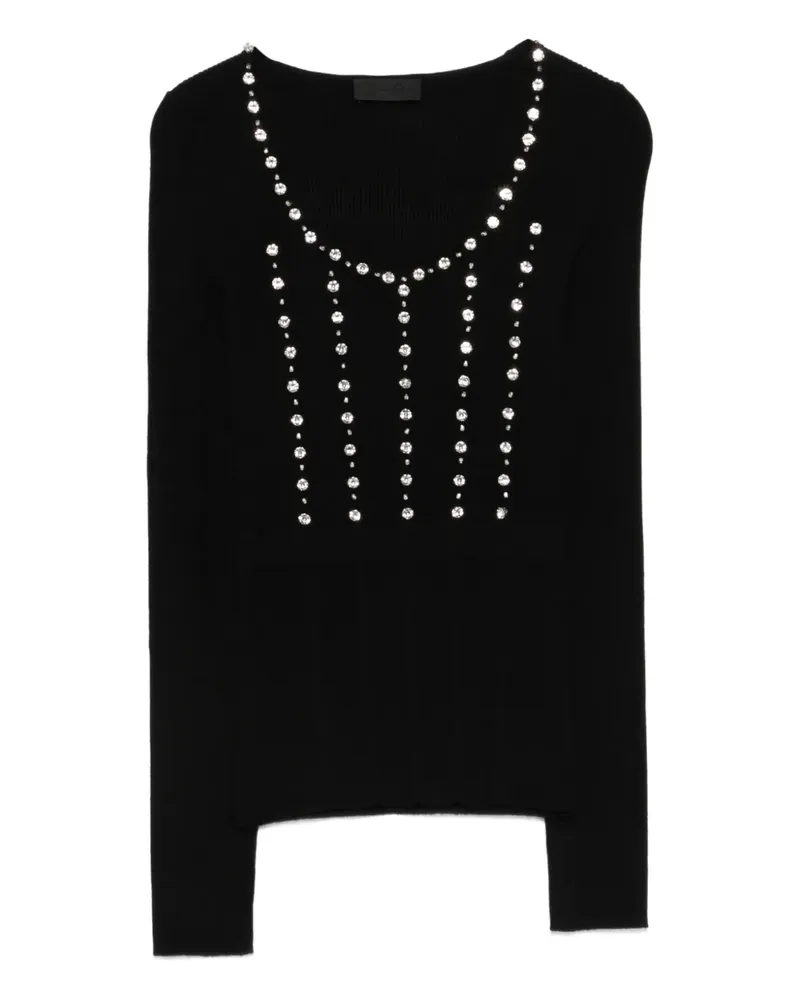 Liu Jo embellishments top - Schwarz Schwarz