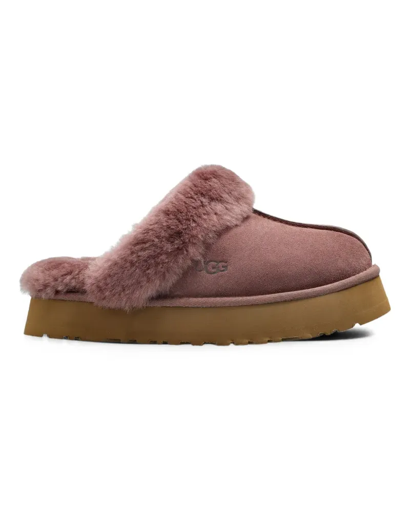 UGG Disquette Mules mit Shearling-Besatz - Rosa Rosa