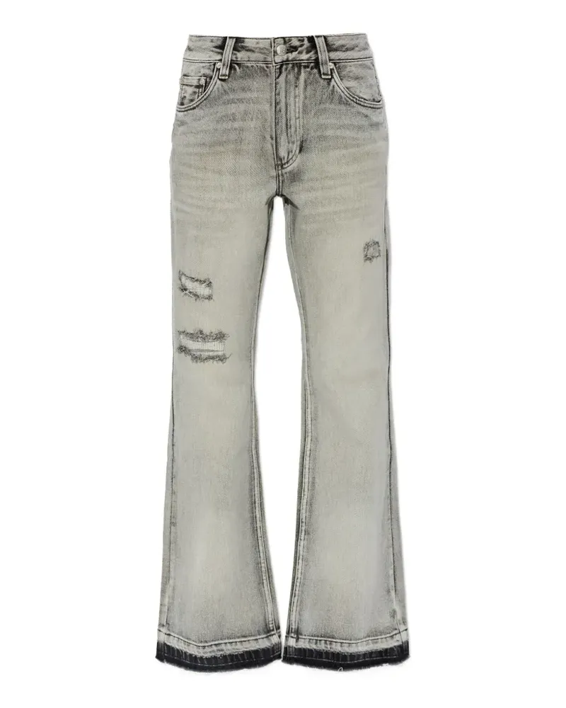 MISBHV distressed flared jeans - Grau Grau