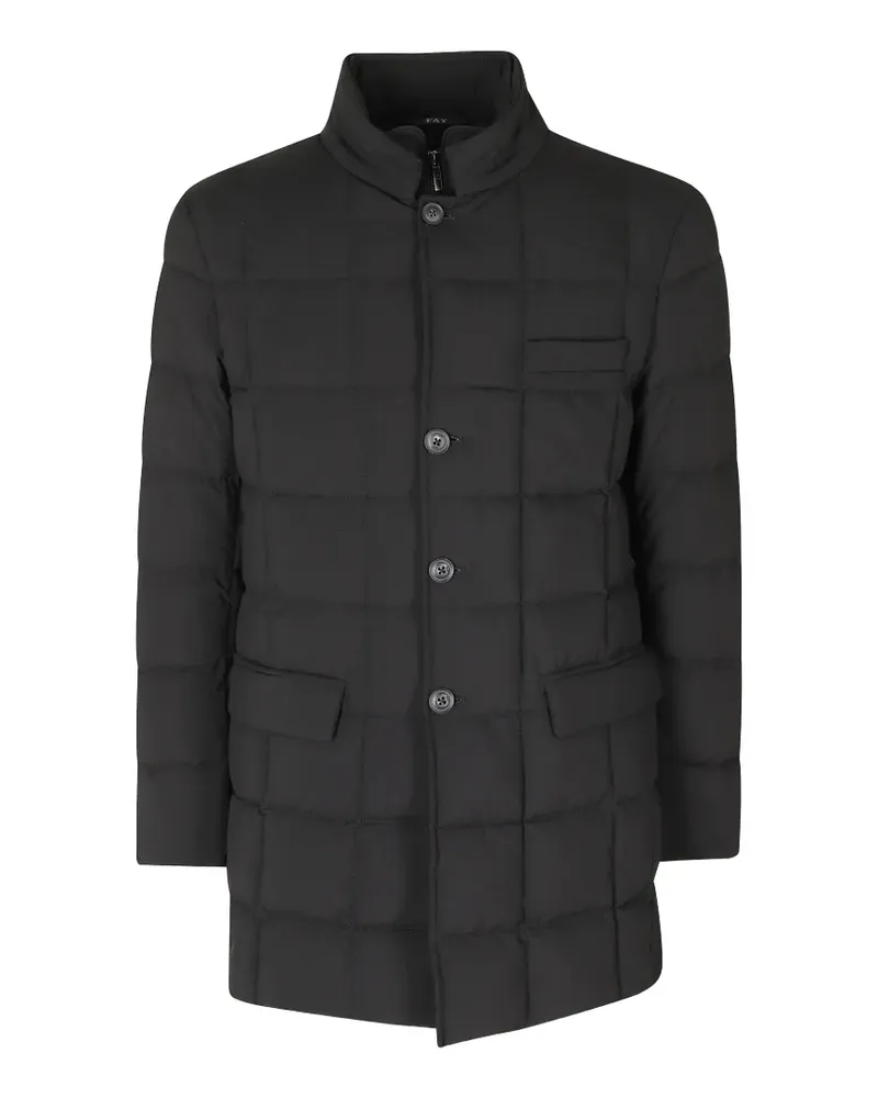 Fay quilted padded coat - Schwarz Schwarz