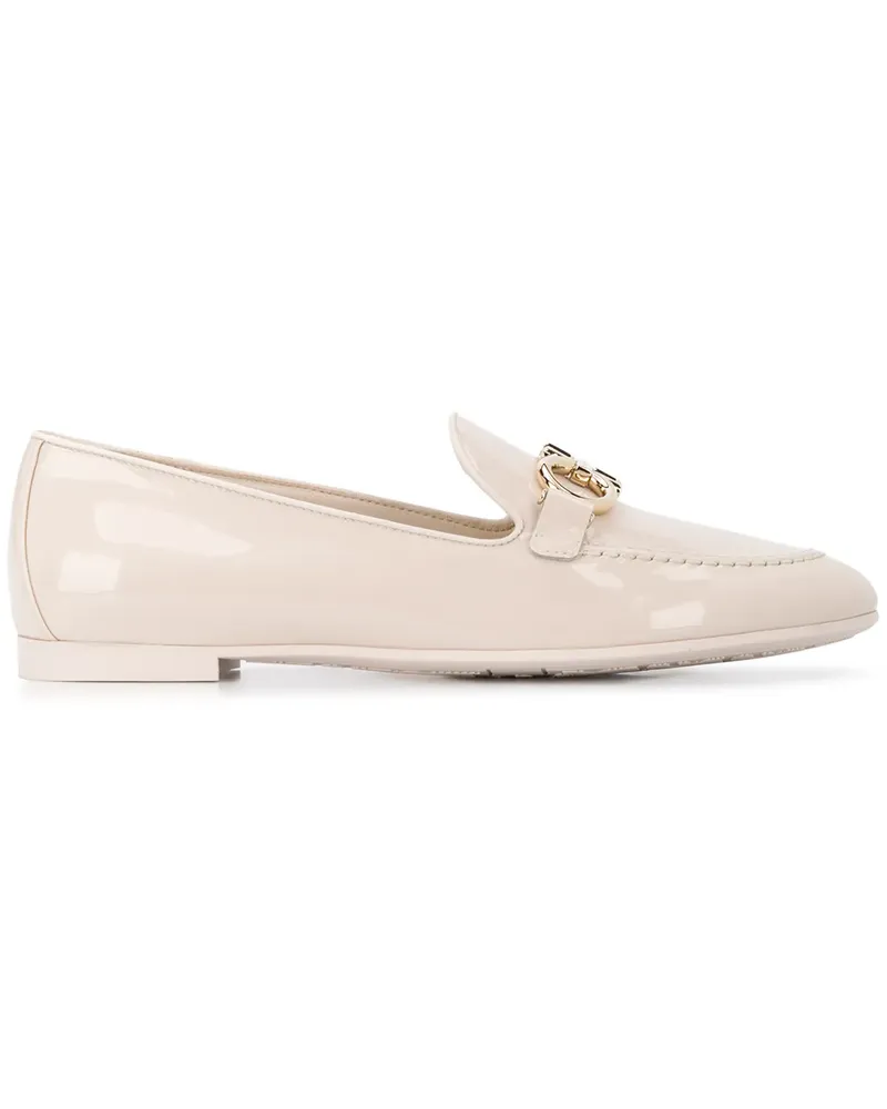 Ferragamo Loafer mit Gancini-Detail - Nude Nude
