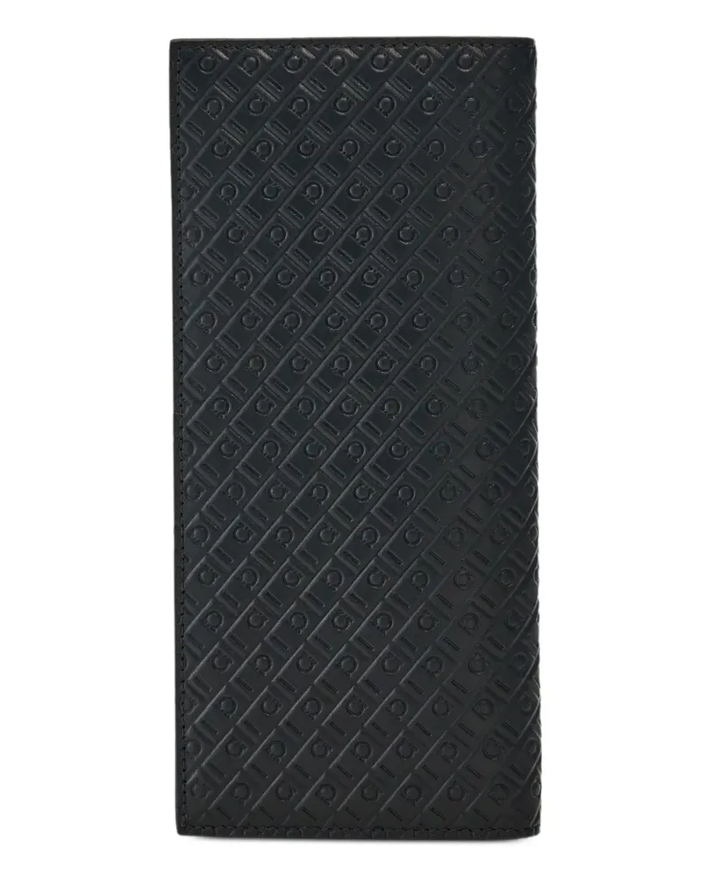 Ferragamo Portemonnaie mit Monogramm - Schwarz Schwarz