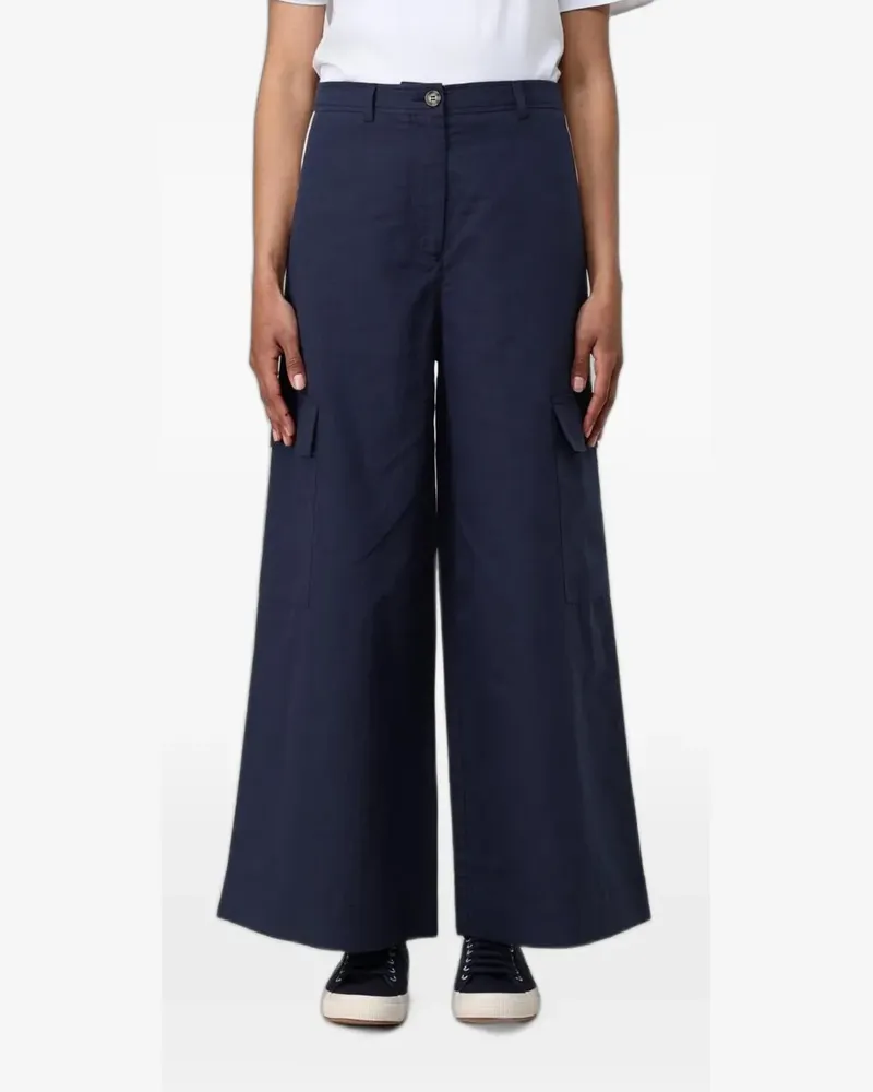 Colmar wide-leg cargo pants - Blau Blau