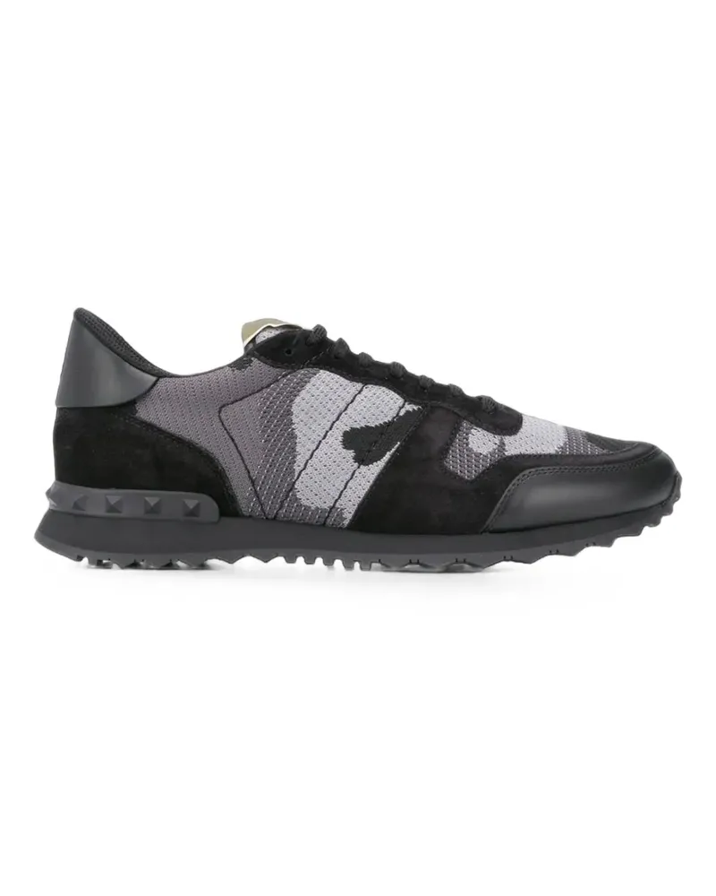 Valentino Garavani Rockrunner camouflage sneakers - Schwarz Schwarz