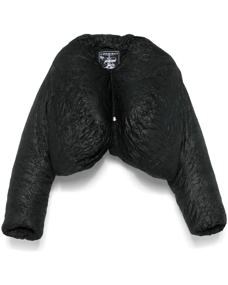 Y/PROJECT Gefütterte Jacke - Schwarz Schwarz