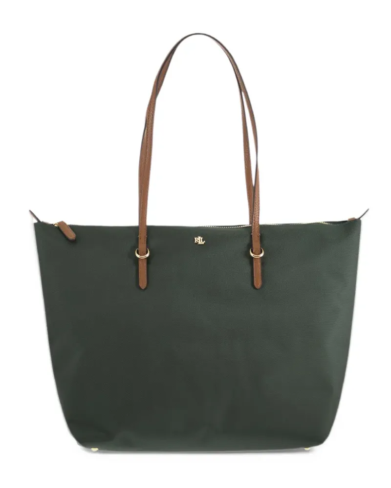 Ralph Lauren large logo-plaque shoulder bag - Grün Grün