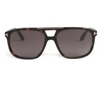 Getönte Pilotenbrille - Braun
