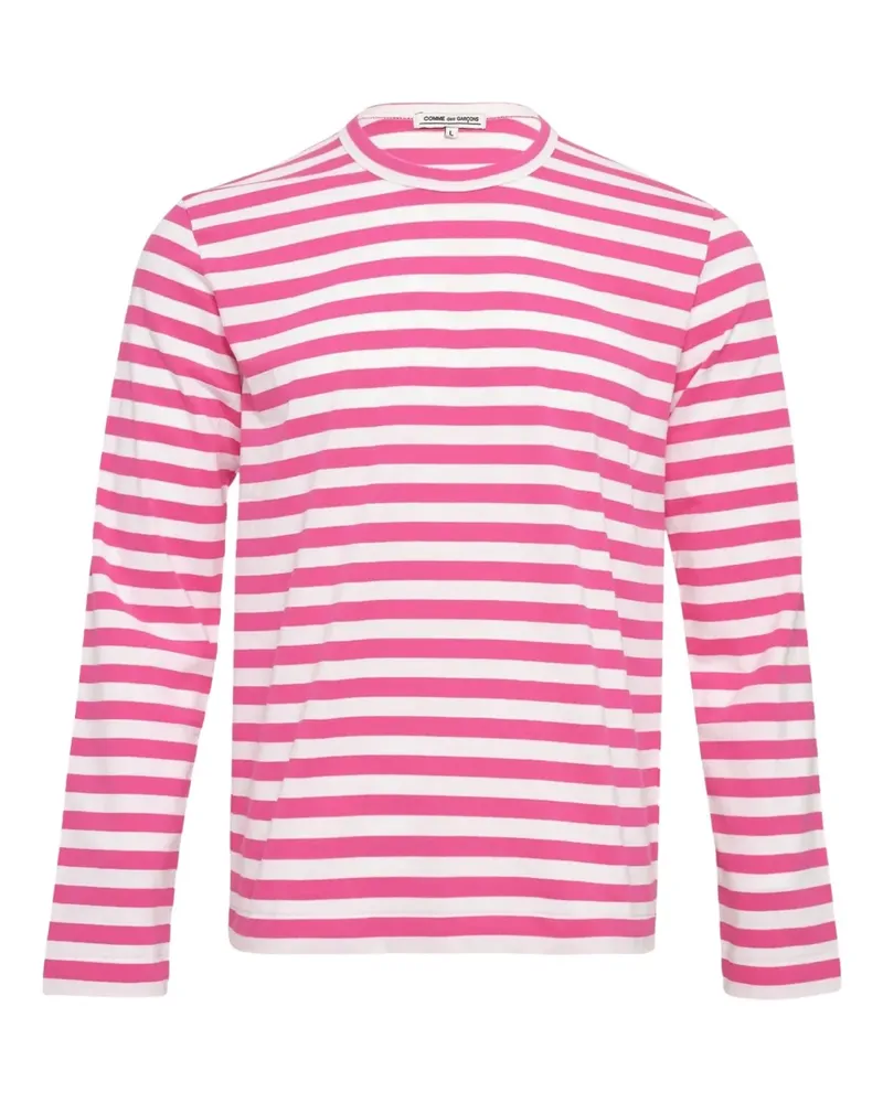 Comme des Garçons Klassisches Langarmshirt - Rosa Rosa