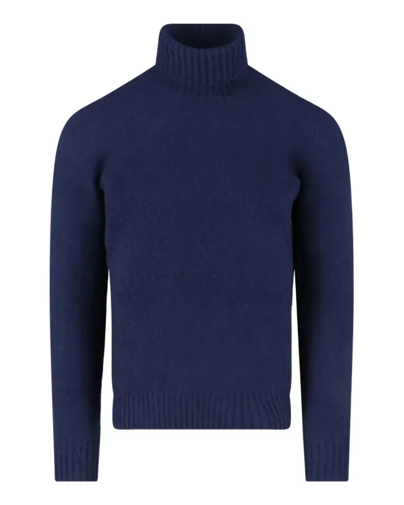 Drumohr  high neck ribbed sweater - Blau Blau
