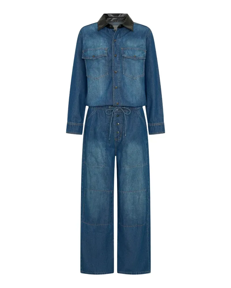 One Teaspoon Izzy drawstring jumpsuit - Blau Blau