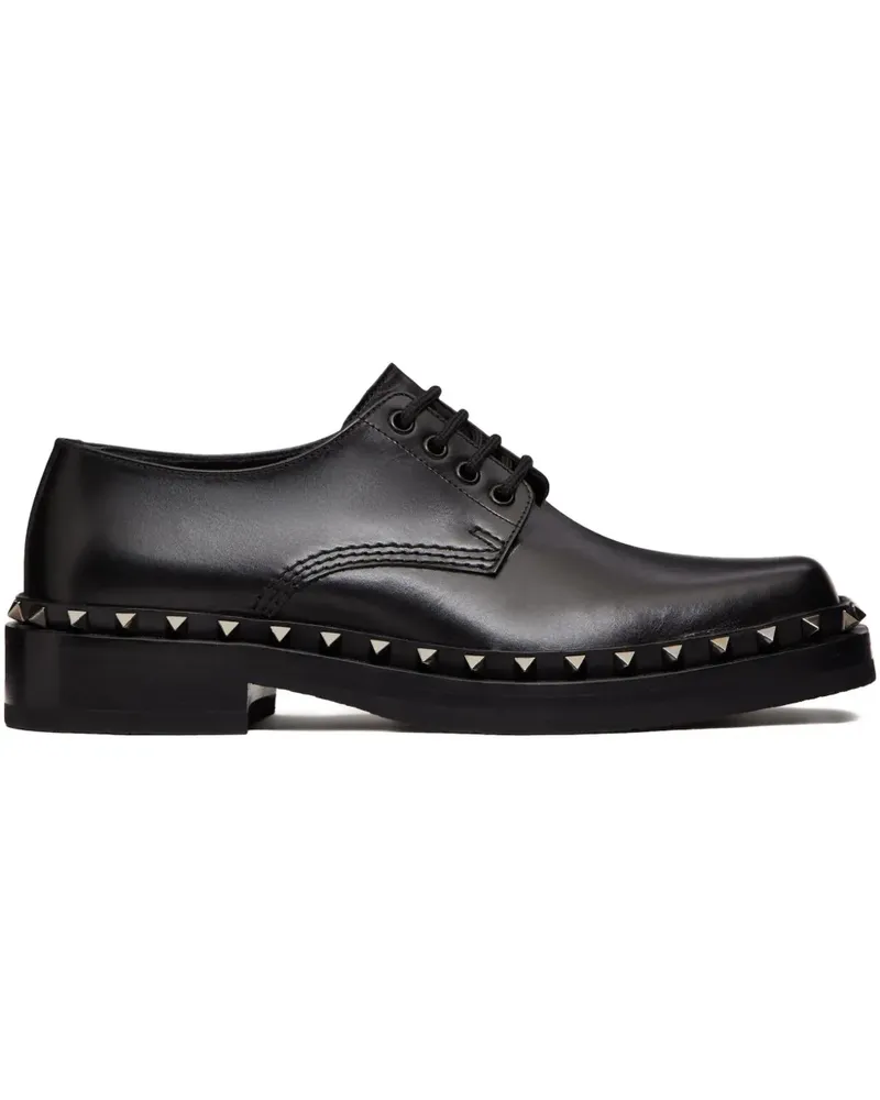Valentino Garavani Rockstud Derby-Schuhe - Schwarz Schwarz