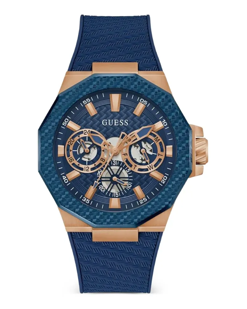 Guess octagonal-shape 45mm watch - Blau Blau