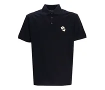 Jersey-Poloshirt mit Logo-Applikation