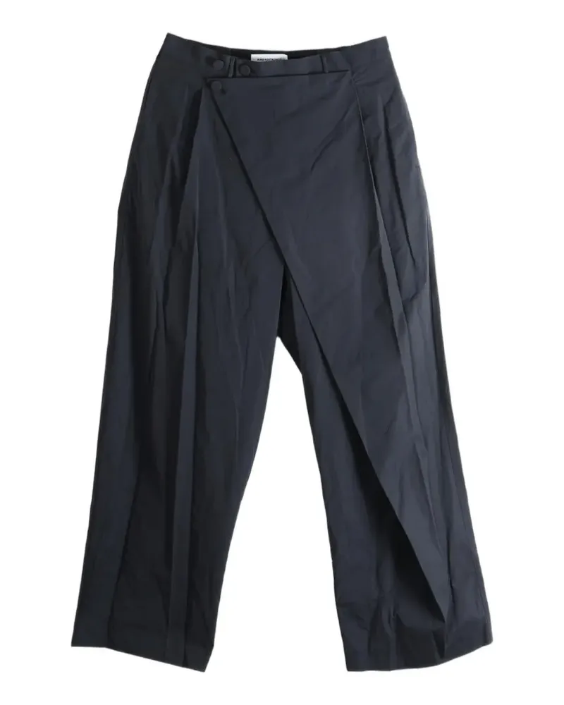 KIKO KOSTADINOV Gewickelte Kippel Hose - Schwarz Schwarz