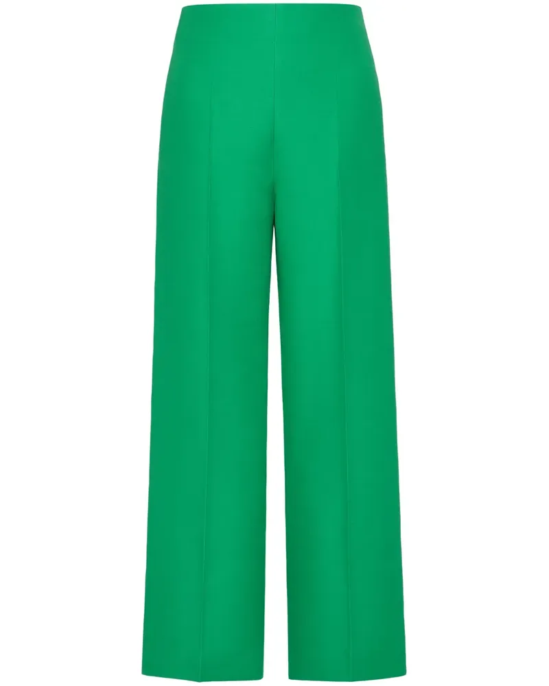 Valentino Garavani Hose mit weitem Bein - Grün Grün
