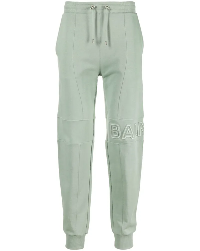Balmain Jogginghose mit Logo-Prägung - Grün Grün