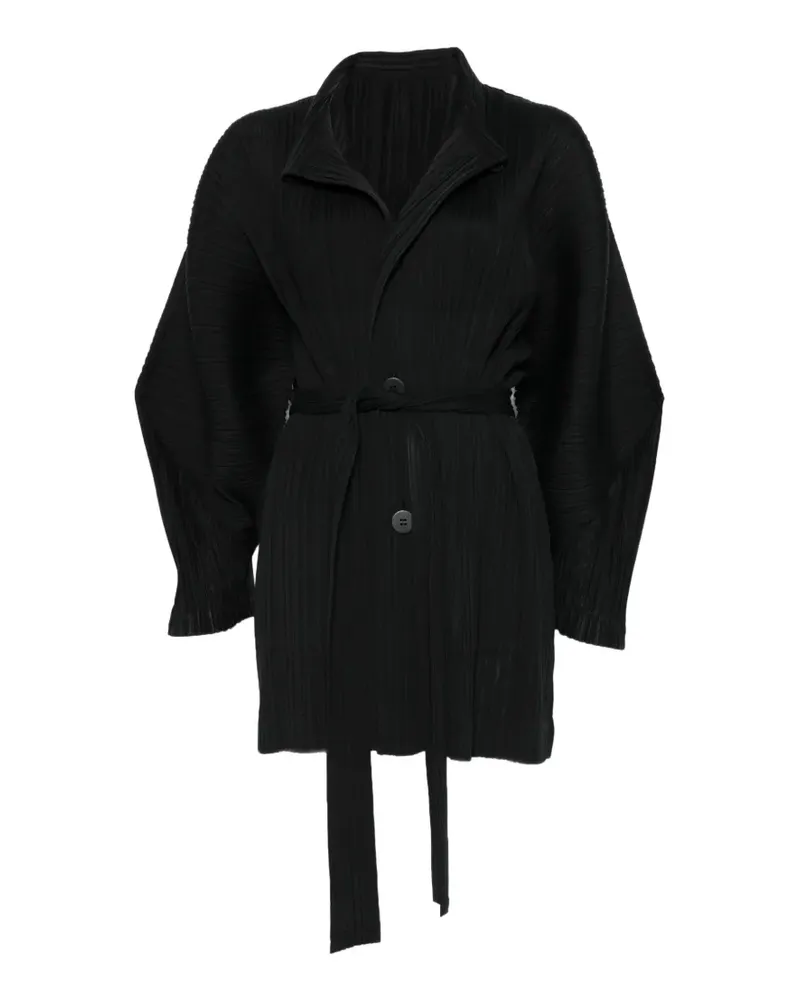 Issey Miyake buttoned coat - Schwarz Schwarz