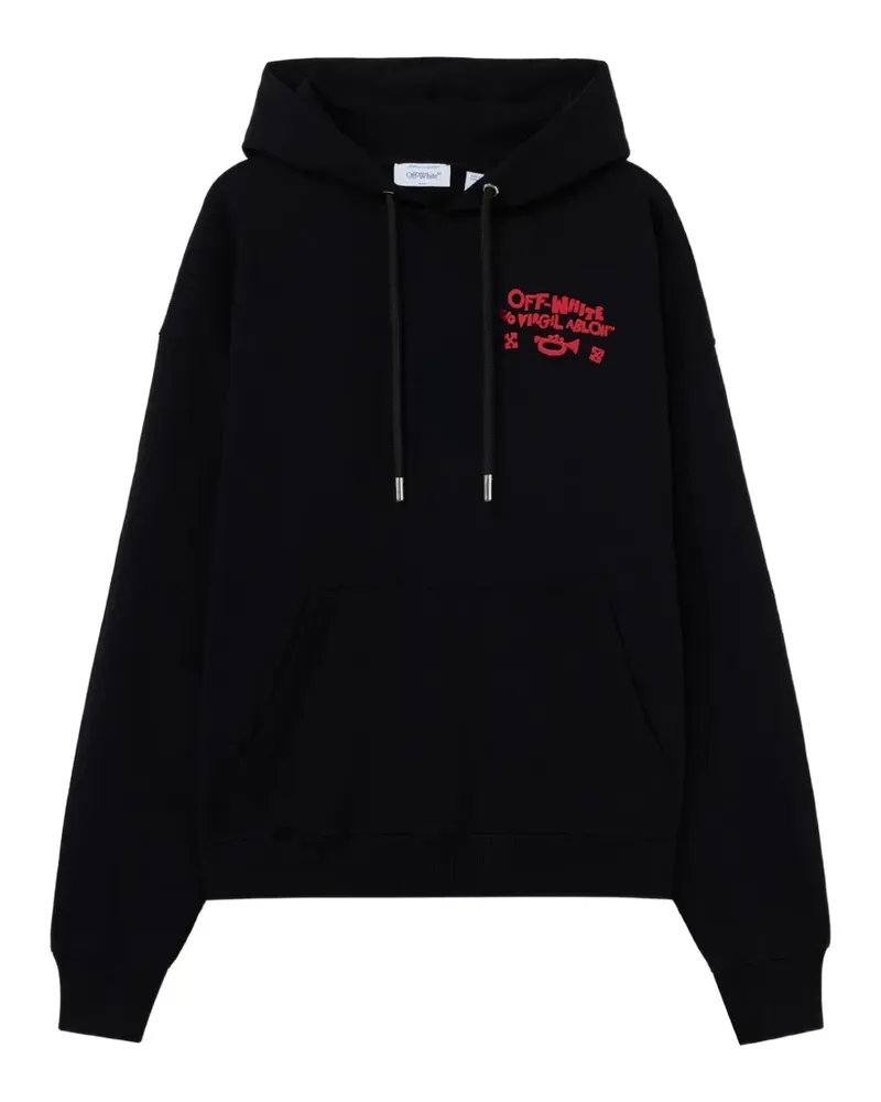 OFF-WHITE Mr. Davis Arrow Trumpet Skate-Hoodie - Schwarz Schwarz