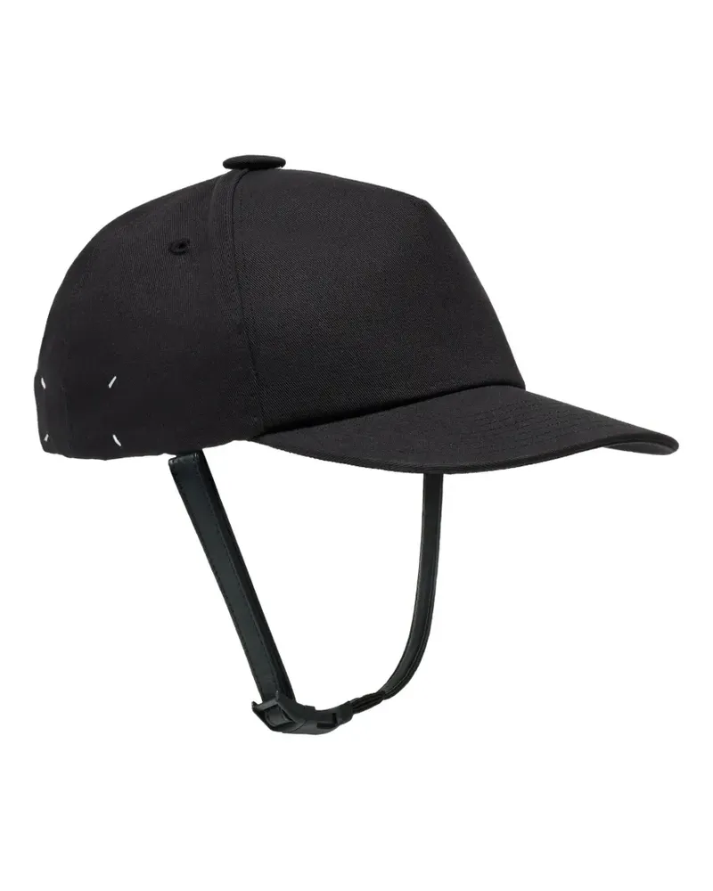 Maison Margiela Verstellbare Baseballkappe - Schwarz Schwarz