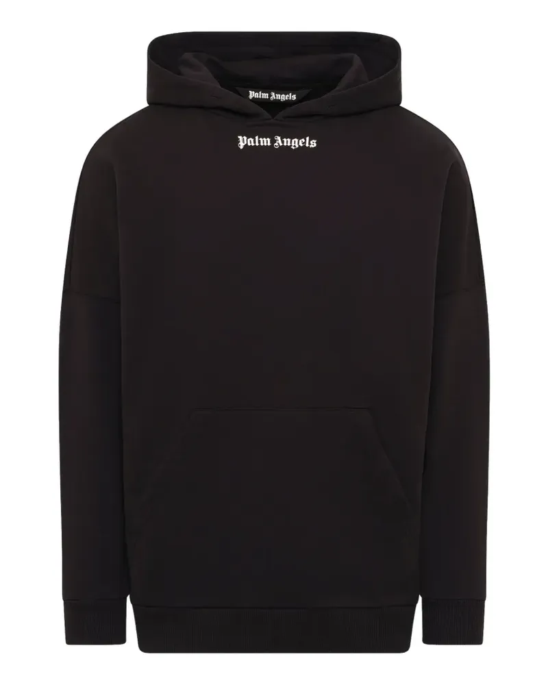 Palm Angels Hoodie mit Logo-Print - Schwarz Schwarz