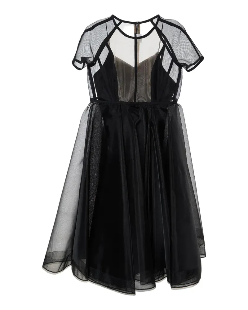 Alex Perry Briony mesh gown - Schwarz Schwarz