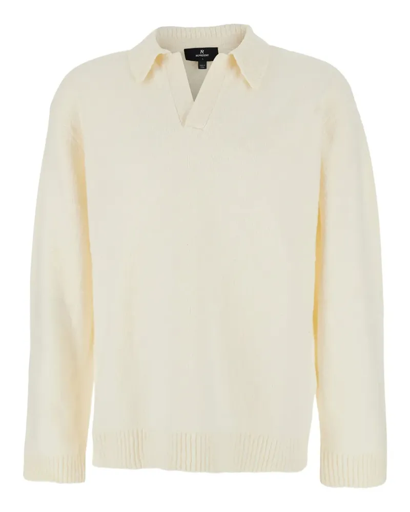 REPRESENT knitted polo sweater - Nude Nude