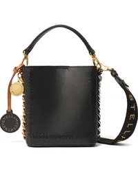 Stella McCartney Mini Frayme Mirum Beuteltasche Schwarz