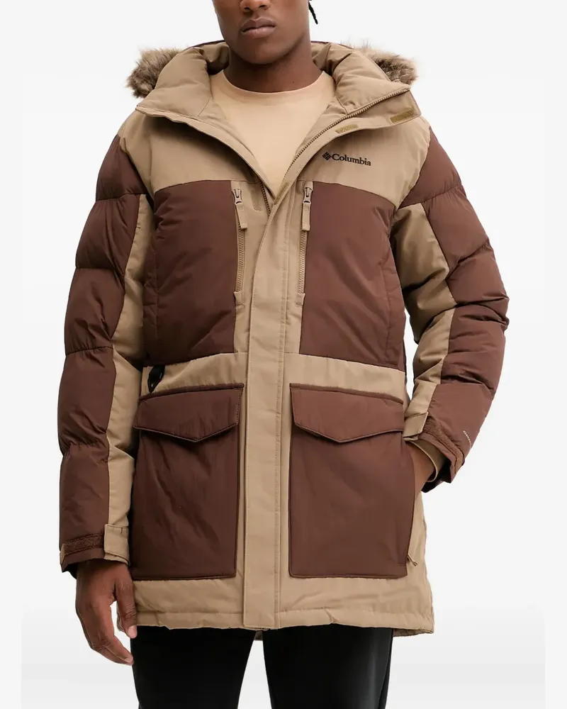 Columbia Sportswear Company hooded padded jacket - Nude Nude