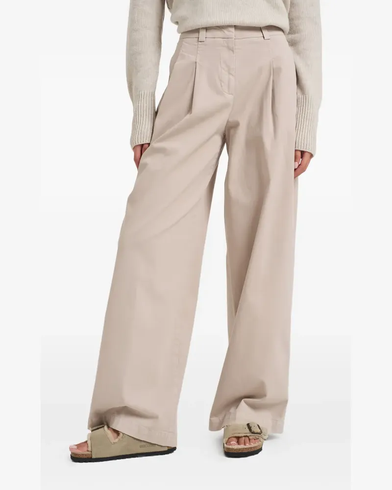 Peserico Plissierte Hose - Nude Nude