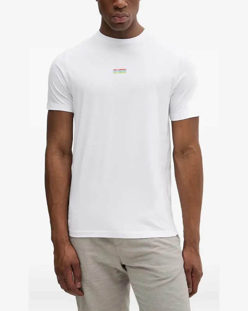 Karl Lagerfeld Klassisches T-Shirt - Weiß Weiß