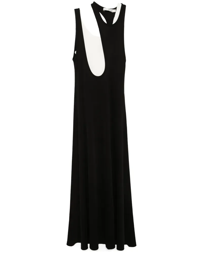 Christopher Esber Swept Gemini Trägerkleid - Schwarz Schwarz
