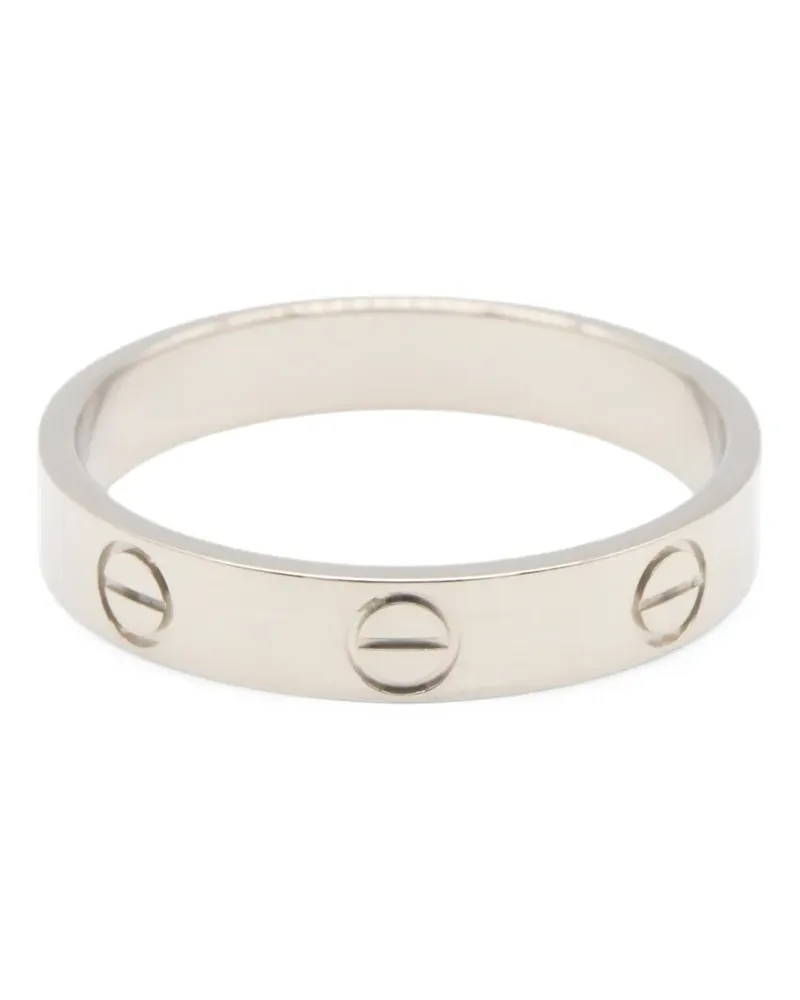 Cartier 2010s mini Love ring - Silber Silber