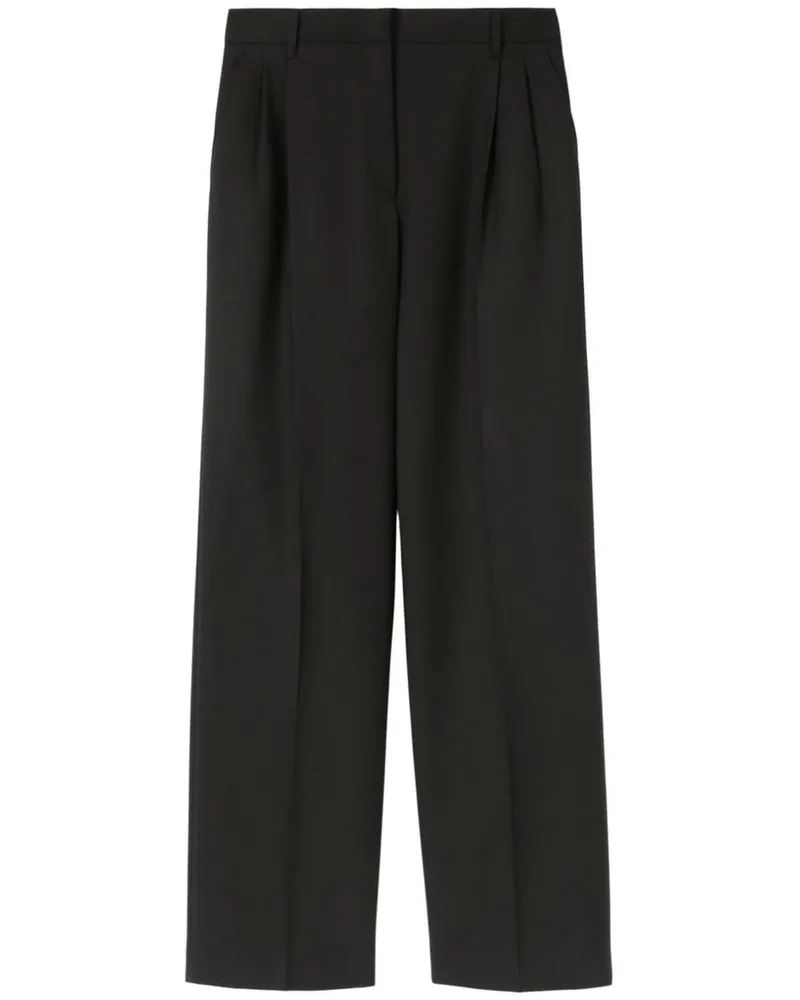 Burberry Hose mit weitem Bein - Schwarz Schwarz