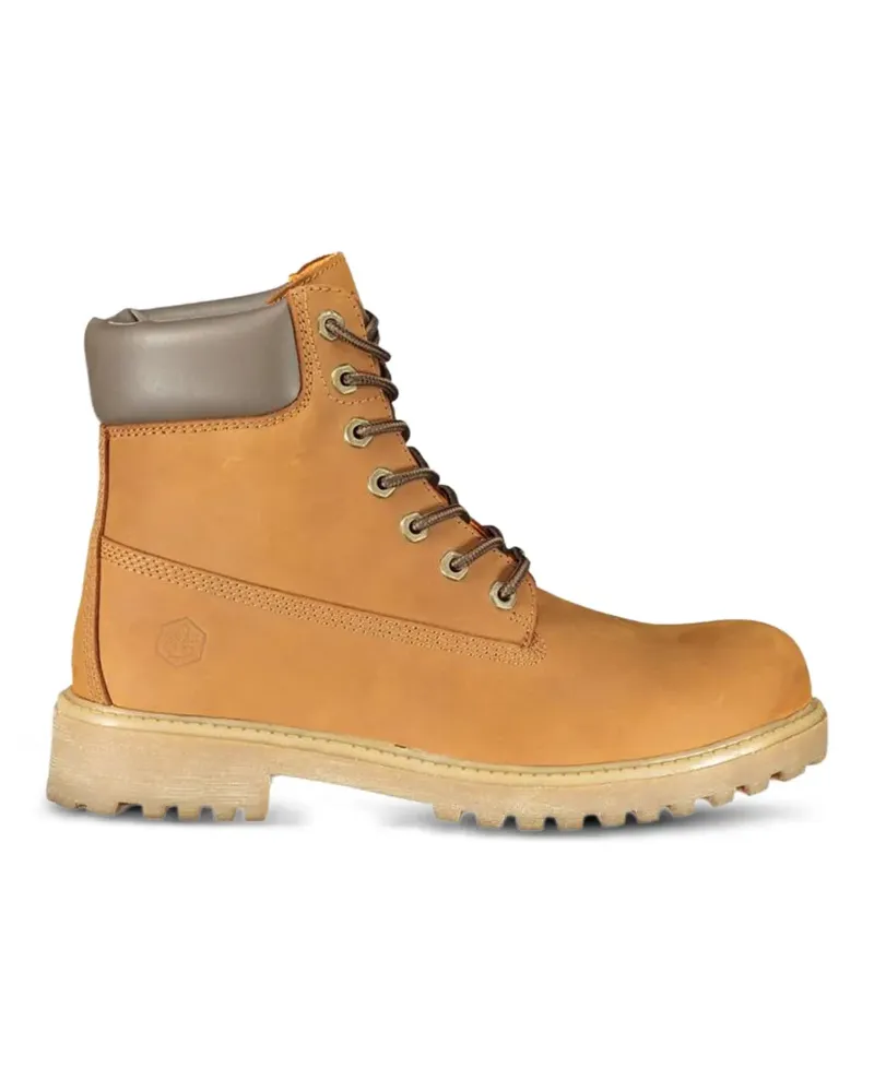 Lumberjack Schnürstiefel aus Leder - Braun Braun