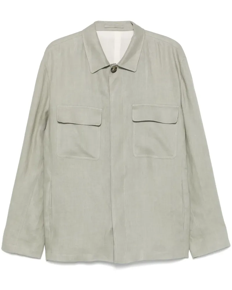 LARDINI Esansel Hemdjacke - Grün Grün