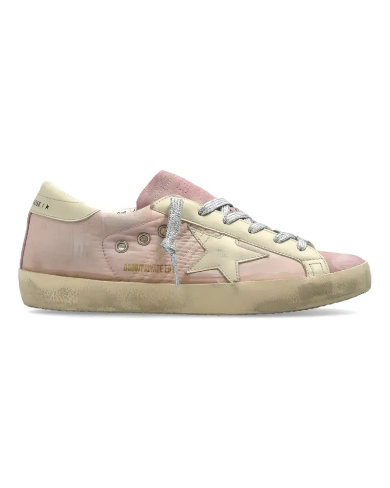 Golden Goose Superstar Sneakers im Used-Look - Rosa Rosa