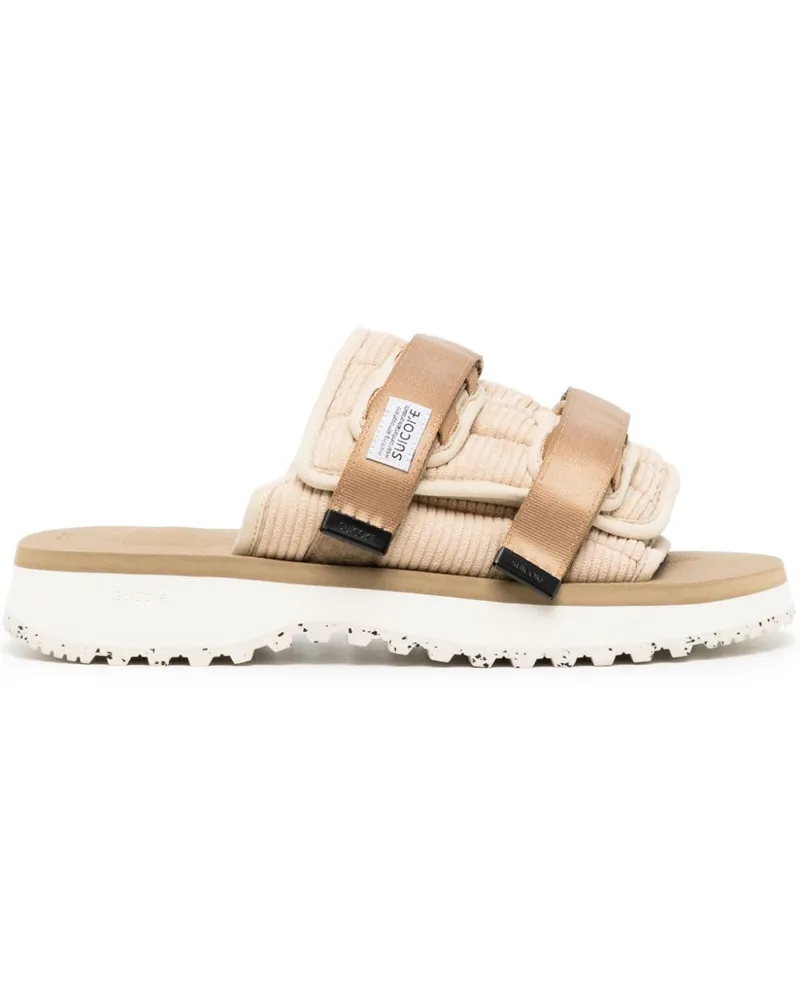 SUICOKE Moto-Shellab Sandalen - Nude Nude