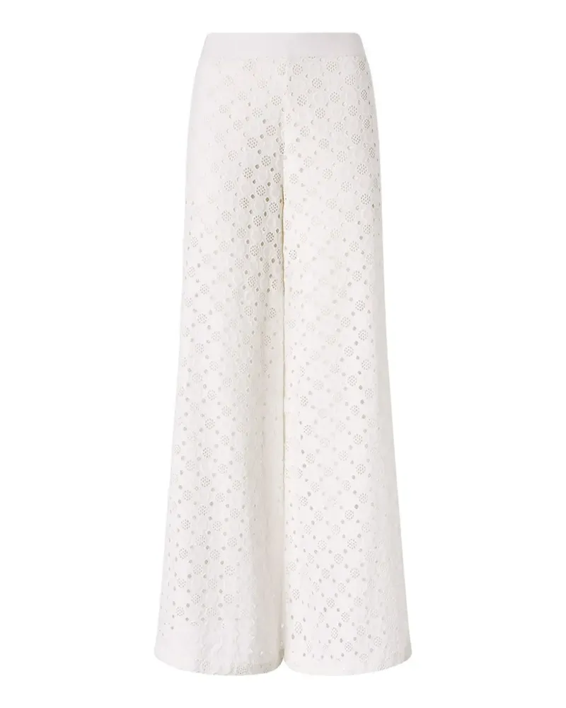 Pinko Gemusterte Hose - Weiß Weiß