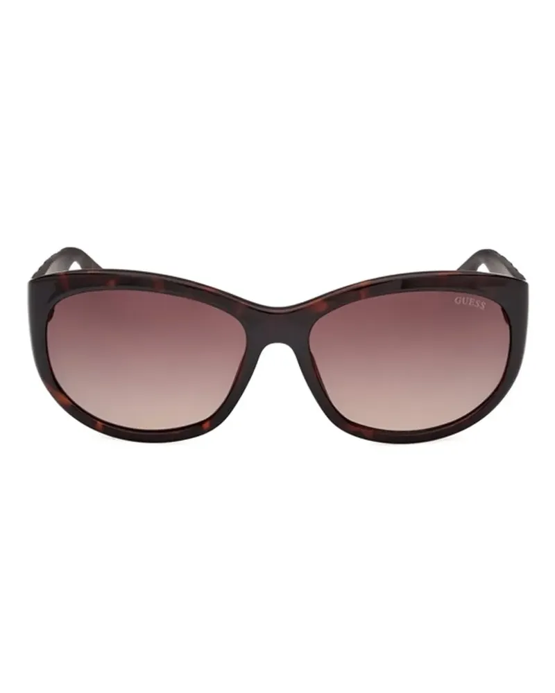 Guess logo-embossed cat-eye sunglasses - Braun Braun