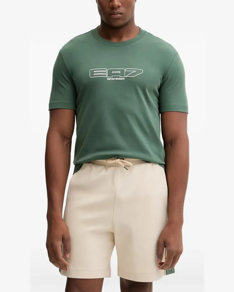EA7 Logo Series T-shirt - Grün Grün