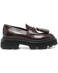 Santoni Loafer mit Quasten Violett