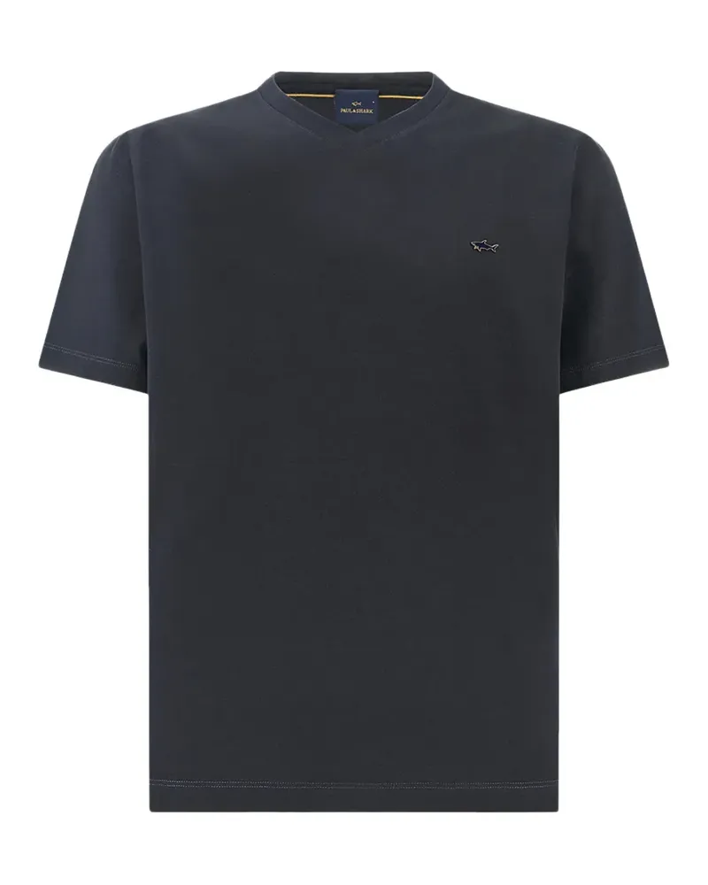 Paul & Shark V-neck jersey T-shirt - Blau Blau