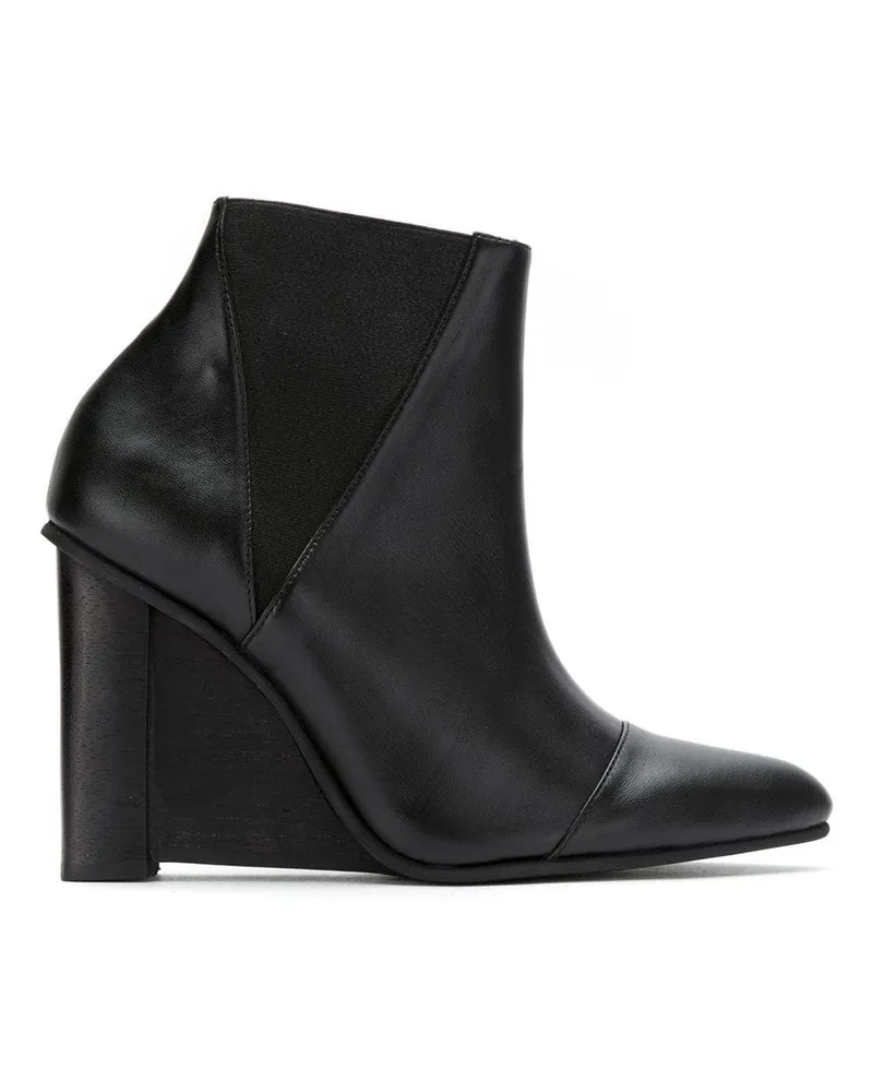 Sarah Chofakian Stiefel mit Wedge-Absatz - Schwarz Schwarz