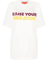 La DoubleJ Raise your Vibrations T-Shirt Nude