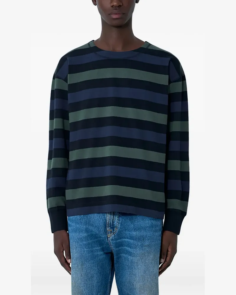 Margaret Howell striped T-shirt - Schwarz Schwarz