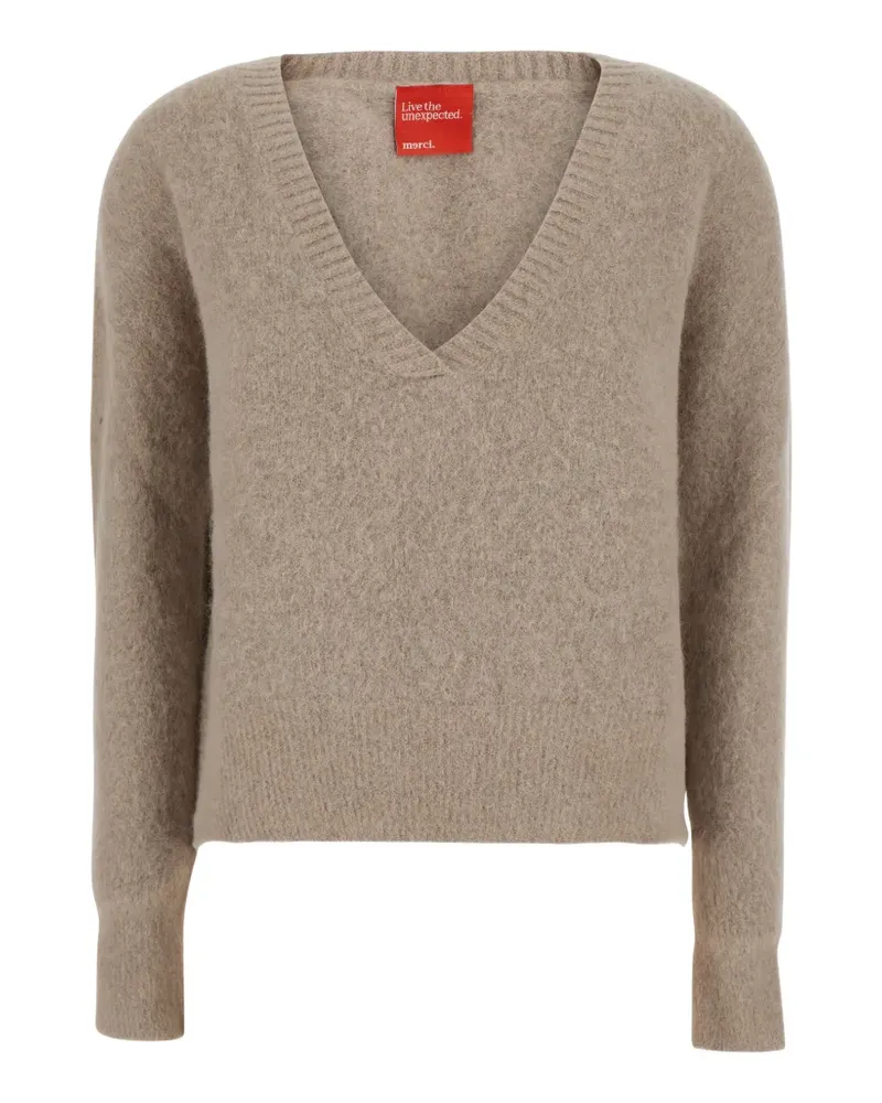 ..,merci Pullover mit gebürstetem Finish - Nude Nude