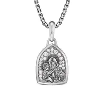 St. Anthony Anhänger mit Diamanten